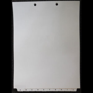 10th Cut Bottom Tabs - A-J